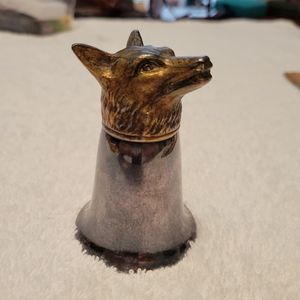 Vintage Fox stirrup cup